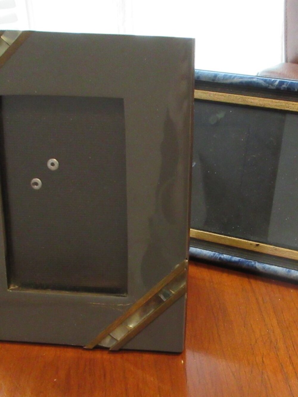 Two Blue Frames, very different.